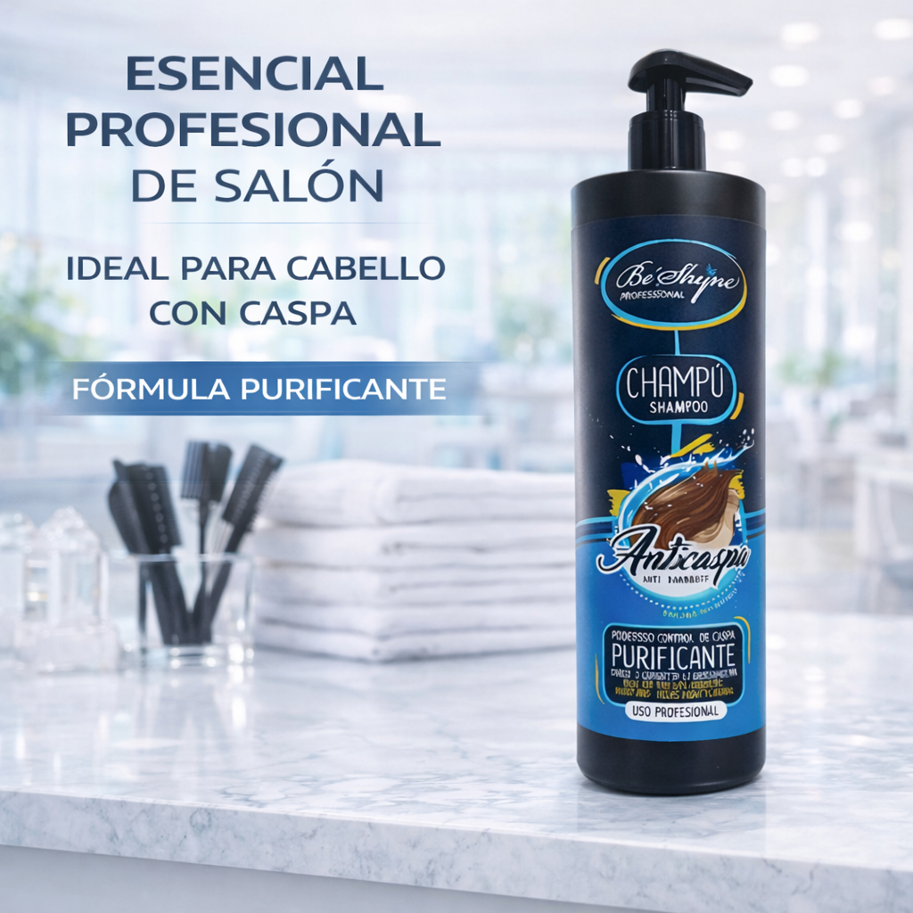 Be´Shyne® – Champú Anticaspa purificante con aloe vera 1L