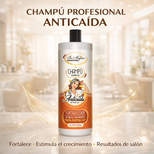 Be Shyne Professional – Champú Anticaída con Castaña de Indias y Biotina (1000 ml)