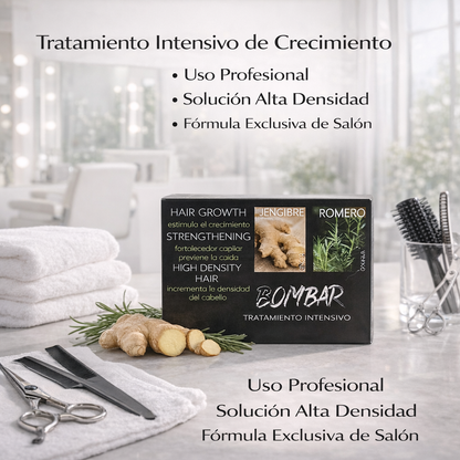 Inizia Bombar Loción Anticaída con Extracto de Romero – Fortalece y Reactiva el Crecimiento Capilar