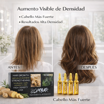 Inizia Bombar Loción Anticaída con Extracto de Romero – Fortalece y Reactiva el Crecimiento Capilar