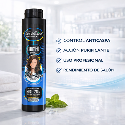 Be’Shyne® – Champú Anticaspa Purificante con Aloe Vera y Soja 500ml