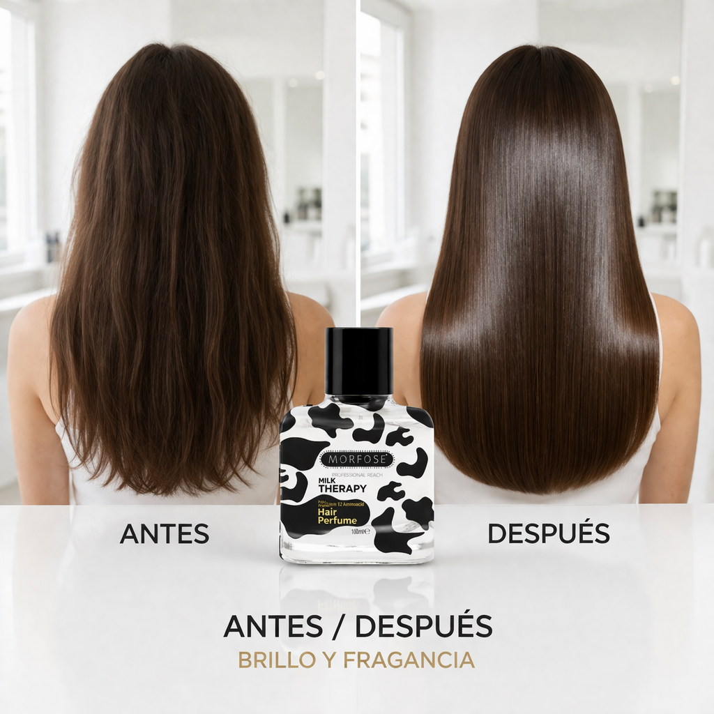 Milk Therapy – Perfume capilar con proteína de leche y pantenol, 100 ml