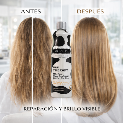 Morfose – Acondicionador Bifásico Milk Therapy con Proteínas de Leche, Vitaminas y Aminoácidos 400 ml