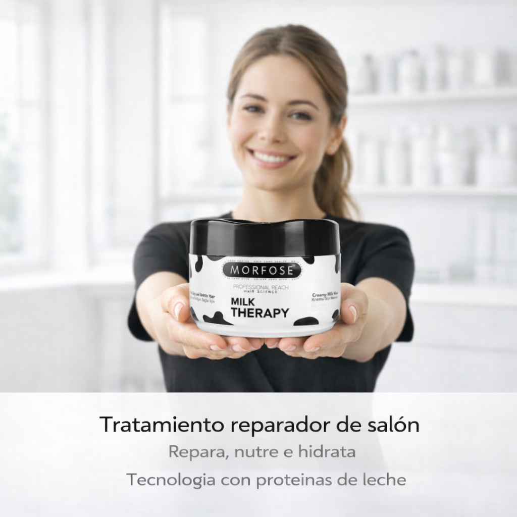 Morfose – Mascarilla capilar Creamy Milk con 12 aminoácidos