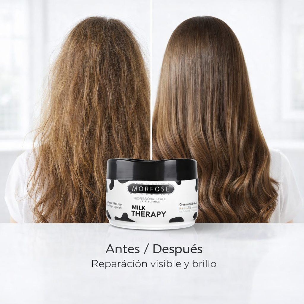 Morfose – Mascarilla capilar Creamy Milk con 12 aminoácidos