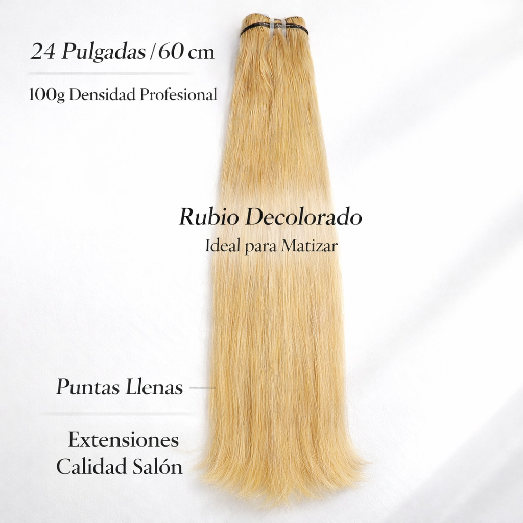 Inizia – Extensiones de Cabello Natural de India Remy Liso Punta Llena
