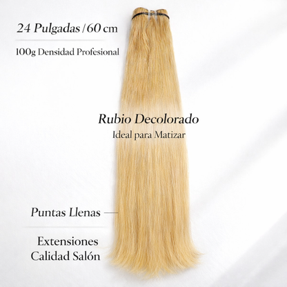 Inizia – Extensiones de Cabello Natural de India Remy Liso Punta Llena