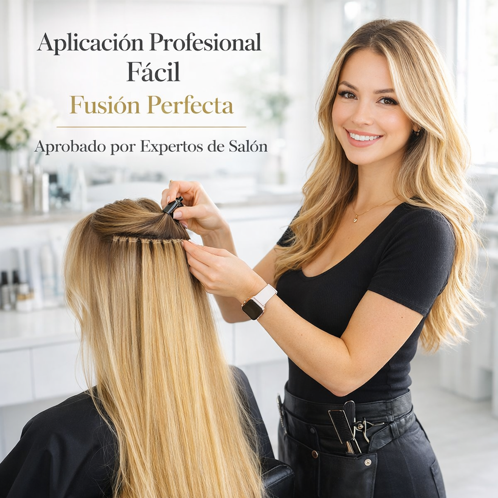 Inizia – Extensiones de Cabello Natural de India Remy Liso Punta Llena