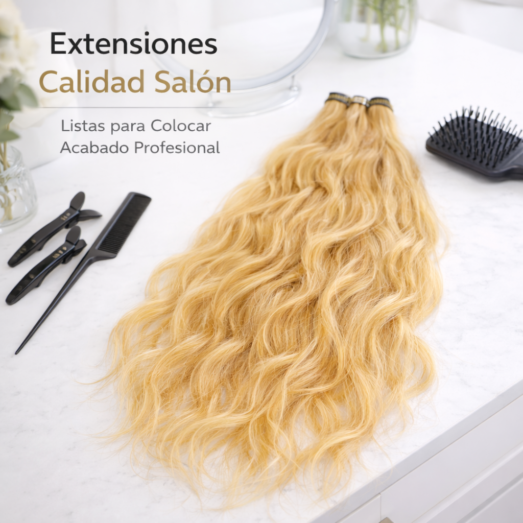 Inizia – Extensiones de Cabello Natural de India Remy Liso Punta Llena