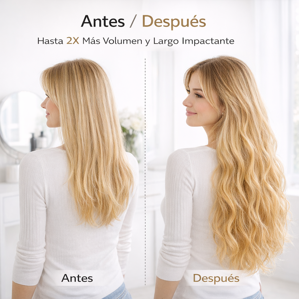 Inizia – Extensiones de Cabello Natural de India Remy Liso Punta Llena