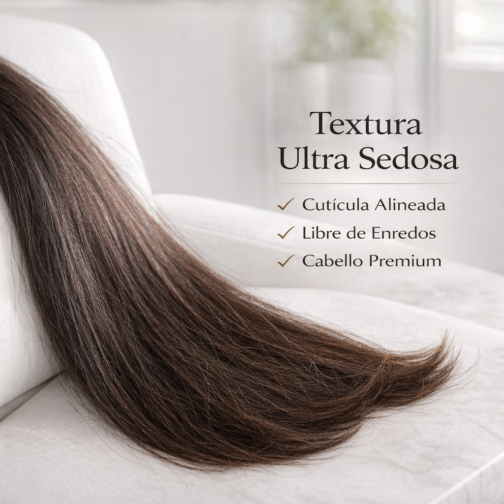 Inizia – Extensiones de Cabello Natural de India Remy Liso Punta Llena