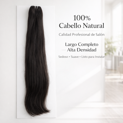 Inizia – Extensiones de Cabello Natural de India Remy Liso Punta Llena