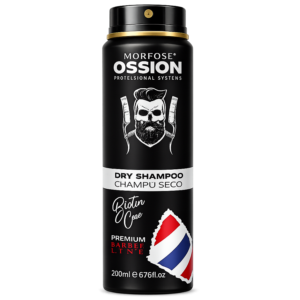 Morfose Ossion – Champú en Seco con Biotina para Cabello Limpio y Fresco 200 ml