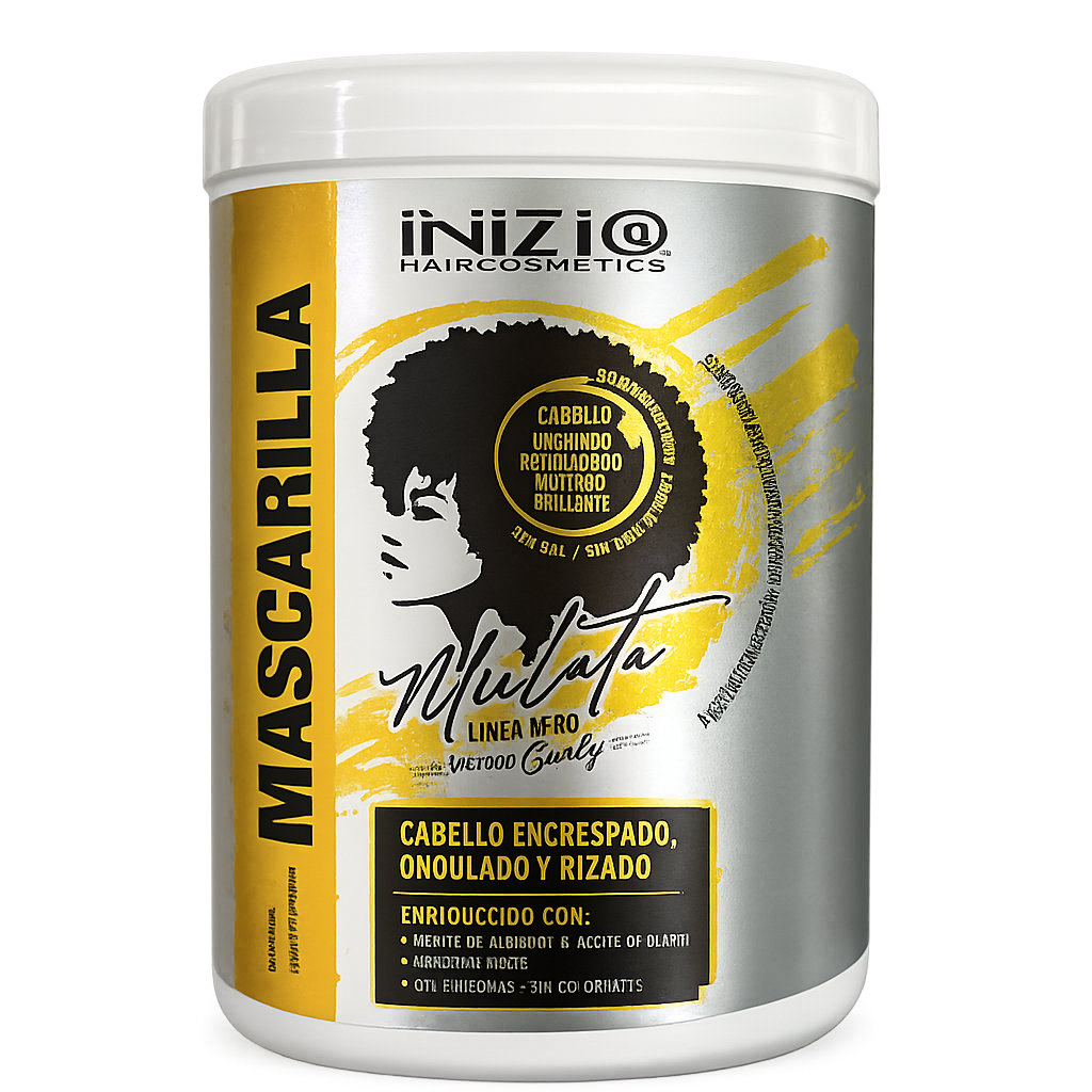 Mascarilla Mulata Línea Afro – Hidratación profunda y definición para rizos