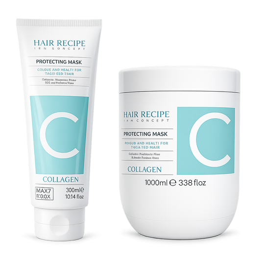 Maxy Look – Mascarilla Capilar con Colágeno y Ácido Hialurónico para Cabello Teñido 1000 ml / 300 ml