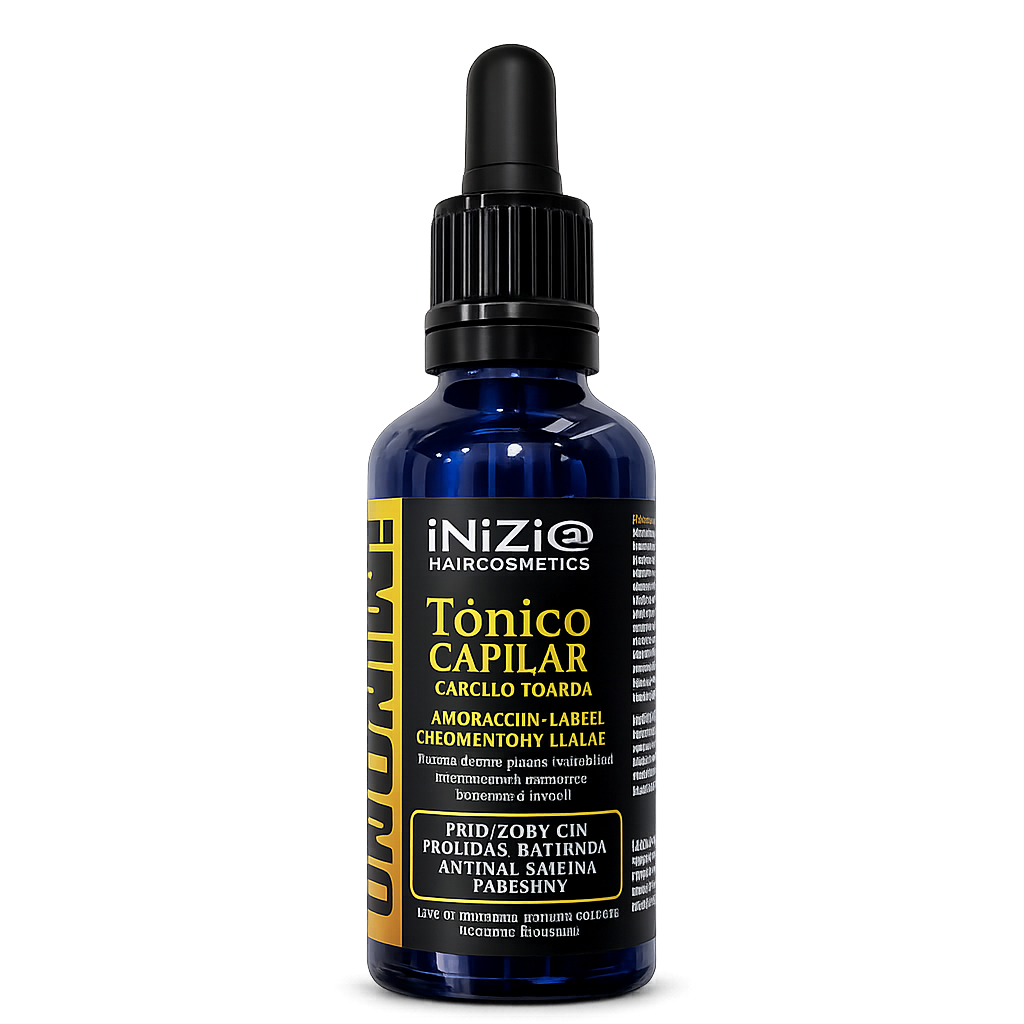 Inizia Hair Cosmetics - Tónico Capilar con Proteínas, Biotina y Cafeína para Cabello y Barba