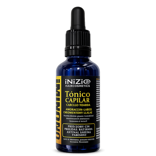 Inizia Hair Cosmetics - Tónico Capilar con Proteínas, Biotina y Cafeína para Cabello y Barba