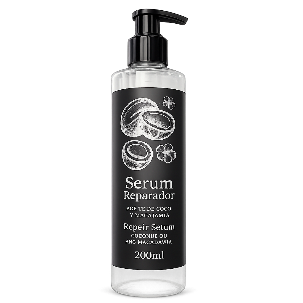 Inizia Hair Cosmetics – Sérum Reparador de Coco y Macadamia Nutritivo 200ml