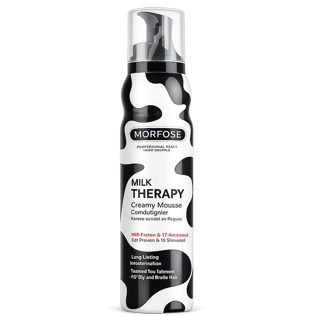 Morfose – Mousse capilar Milk Therapy con proteína de leche, repara e hidrata 200 ml