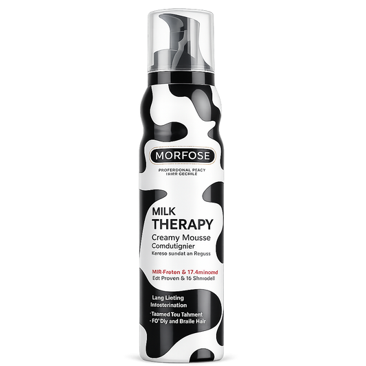 Morfose – Mousse capilar Milk Therapy con proteína de leche, repara e hidrata 200 ml
