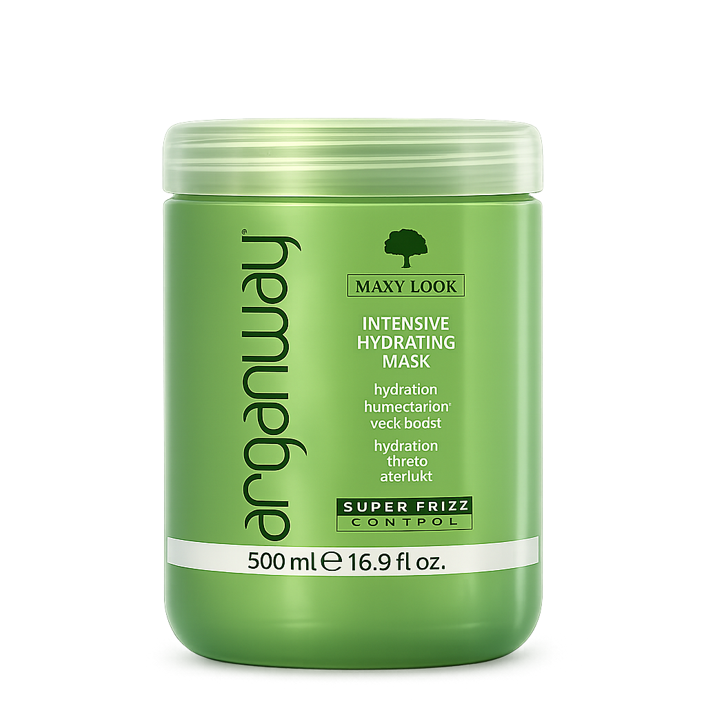 Arganway Maxy Look – Mascarilla Hidratante Antiencrespamiento para Cabello Seco 500ml
