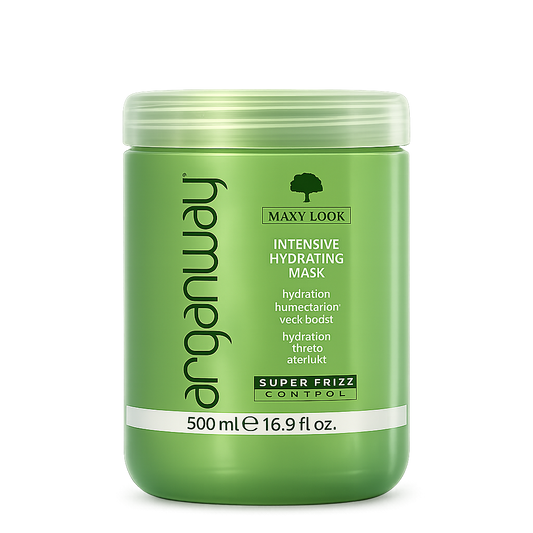 Arganway Maxy Look – Mascarilla Hidratante Antiencrespamiento para Cabello Seco 500ml