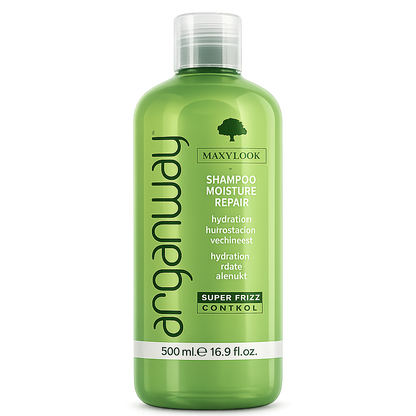 Arganway Maxy Look – Champú Moisture Repair Hidratante para Cabello Seco 500 ml