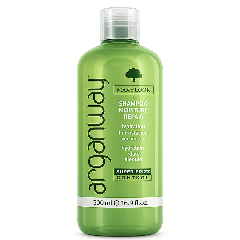 Arganway Maxy Look – Champú Moisture Repair Hidratante para Cabello Seco 500 ml