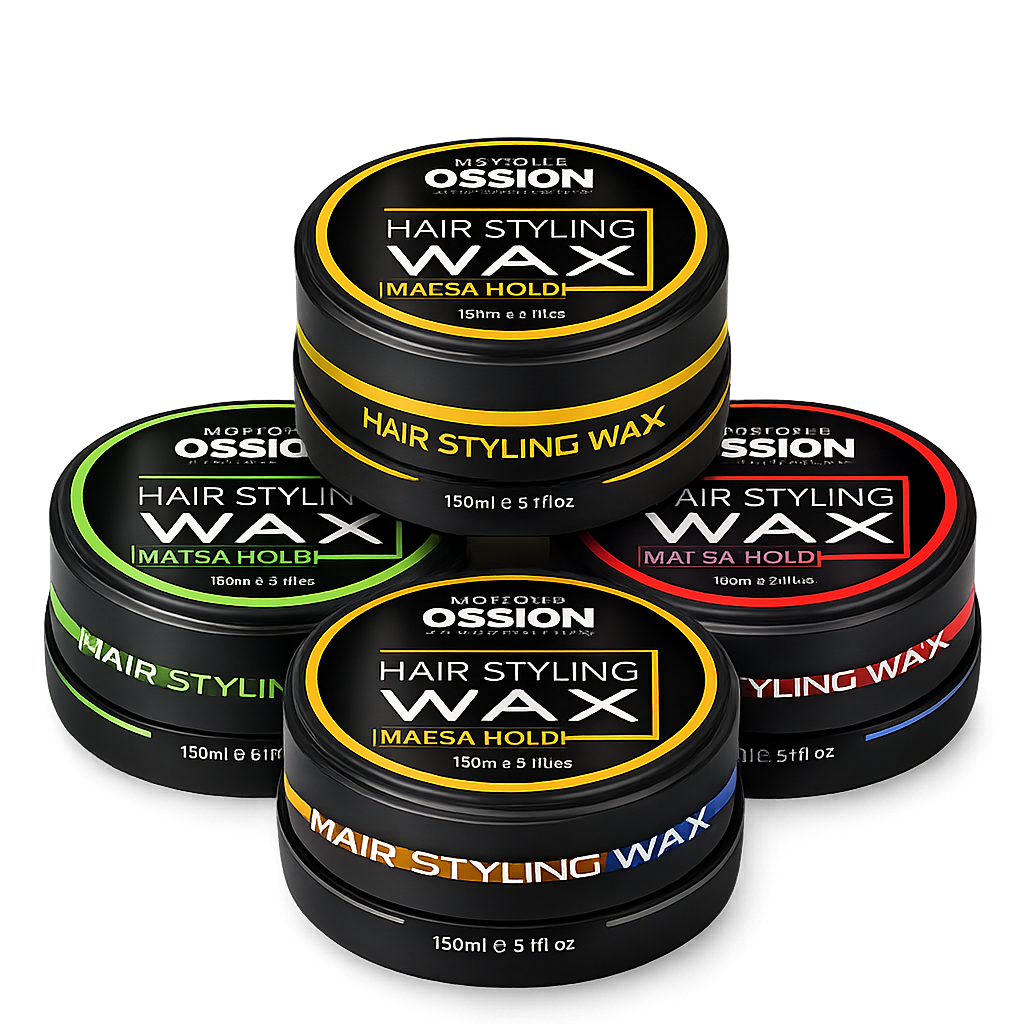 Ossion – Cera Capilar Styling Wax Fijación Media a Muy Fuerte para Peinado 150ml