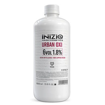 Inizia Hair Cosmetics – Crema Oxidante Profesional para Coloración, Activa Tinte, Uso Profesional, 1000ML