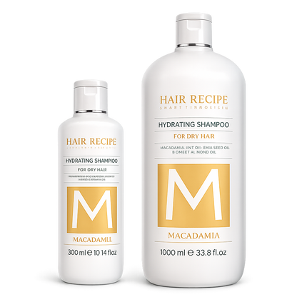 Maxi Look – Champú Hidratante con Macadamia para Cabello Seco 1000ml / 300ml