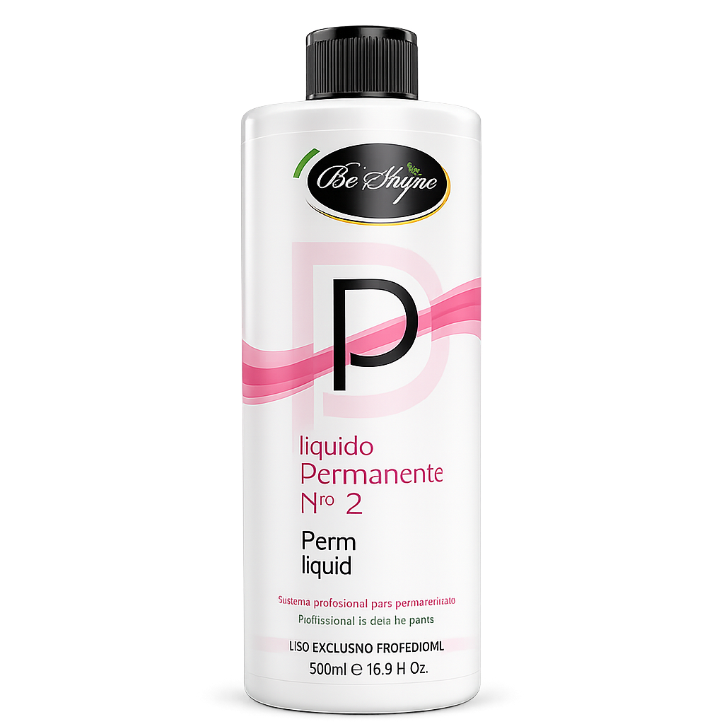Be´Shyne® - Líquido Permanente Nº2 para Cabellos Teñidos Rizos Duraderos 500ml