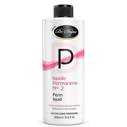 Be´Shyne® - Líquido Permanente Nº2 para Cabellos Teñidos Rizos Duraderos 500ml