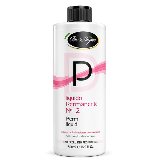Be´Shyne® - Líquido Permanente Nº2 para Cabellos Teñidos Rizos Duraderos 500ml