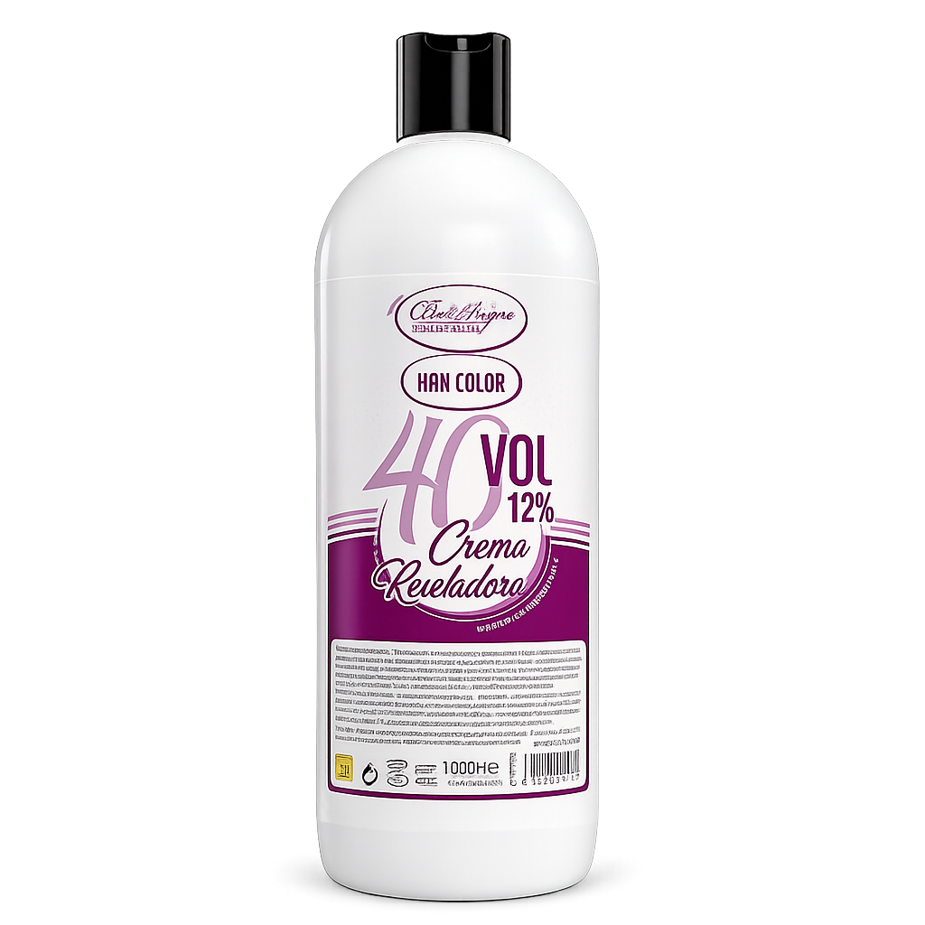 Be´Shyne® - Crema Reveladora 40 VOL (12%) con Peróxido para Tintes sin Amoníaco 1L