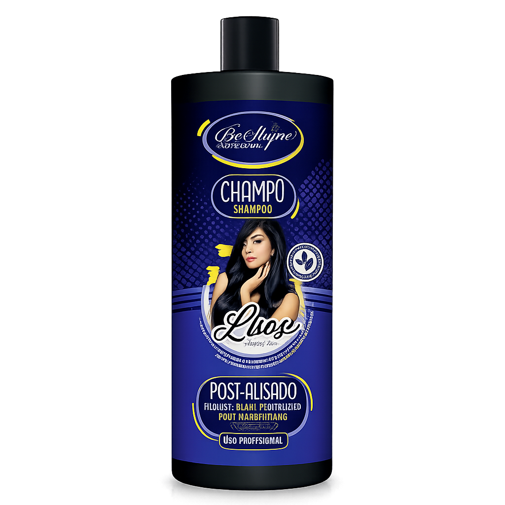Be´Shyne® – Champú post-alisado con aceite de argán, macadamia y keratina 1L