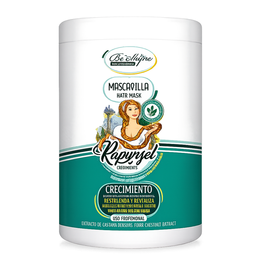 Be’Shyne® - Mascarilla Rapunzel con Biotina para Crecimiento Intensivo 1L