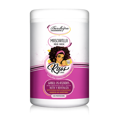 Be´Shyne® - Mascarilla para Rizos con Aceite de Coco y Ricino 1L
