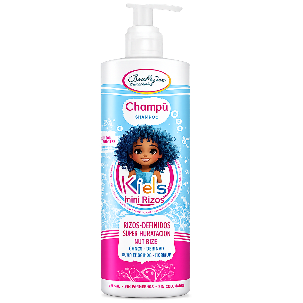 Be´Shyne® – Champú Rizos Kids con Aloe Vera y Manteca de Karité | Hidratación y definición