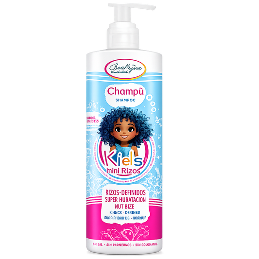 Be´Shyne® – Champú Rizos Kids con Aloe Vera y Manteca de Karité | Hidratación y definición