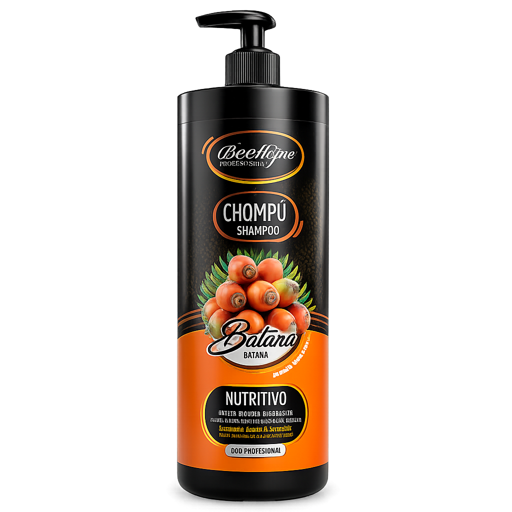 Be´Shyne - Champú Reparador con Aceite de Batana para Cabello Seco o Dañado 1L
