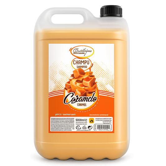 Be´Shyne® – Champú caramelo pH 5.5 para todo tipo de cabello, 5L