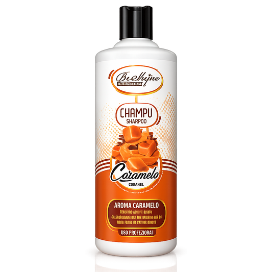 Be´Shyne - Champú Neutro Caramelo pH 5.5 para Todo Tipo de Cabello 1L