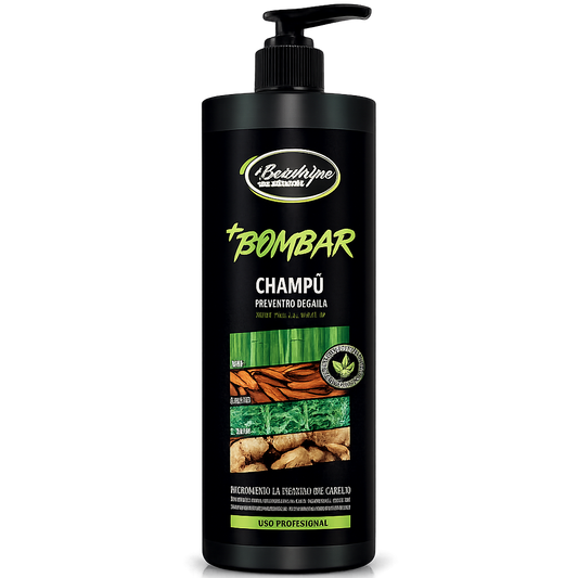 Be´Shyne® – Champú Bombar densificante anticaída para cabellos debilitados 1 L