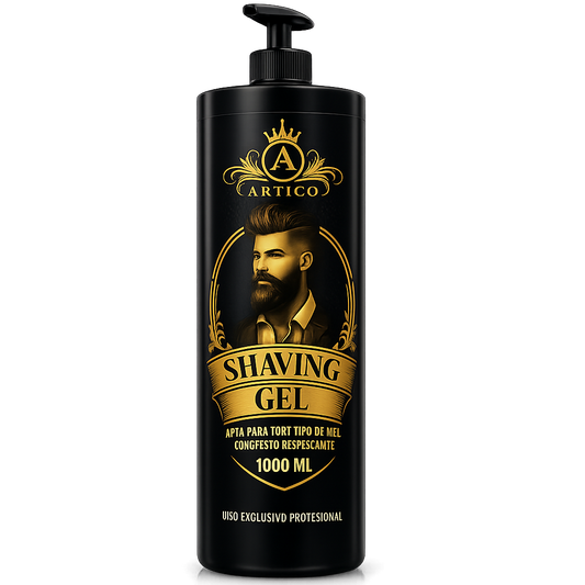 Artico MEN – Gel de Afeitado Profesional Shaver Gel para Barbería (1 L)