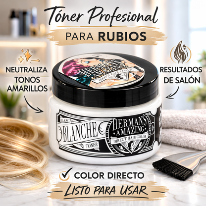 Herman’s Amazing – Mascarilla Color con efecto toner para rubios y platino 125ml