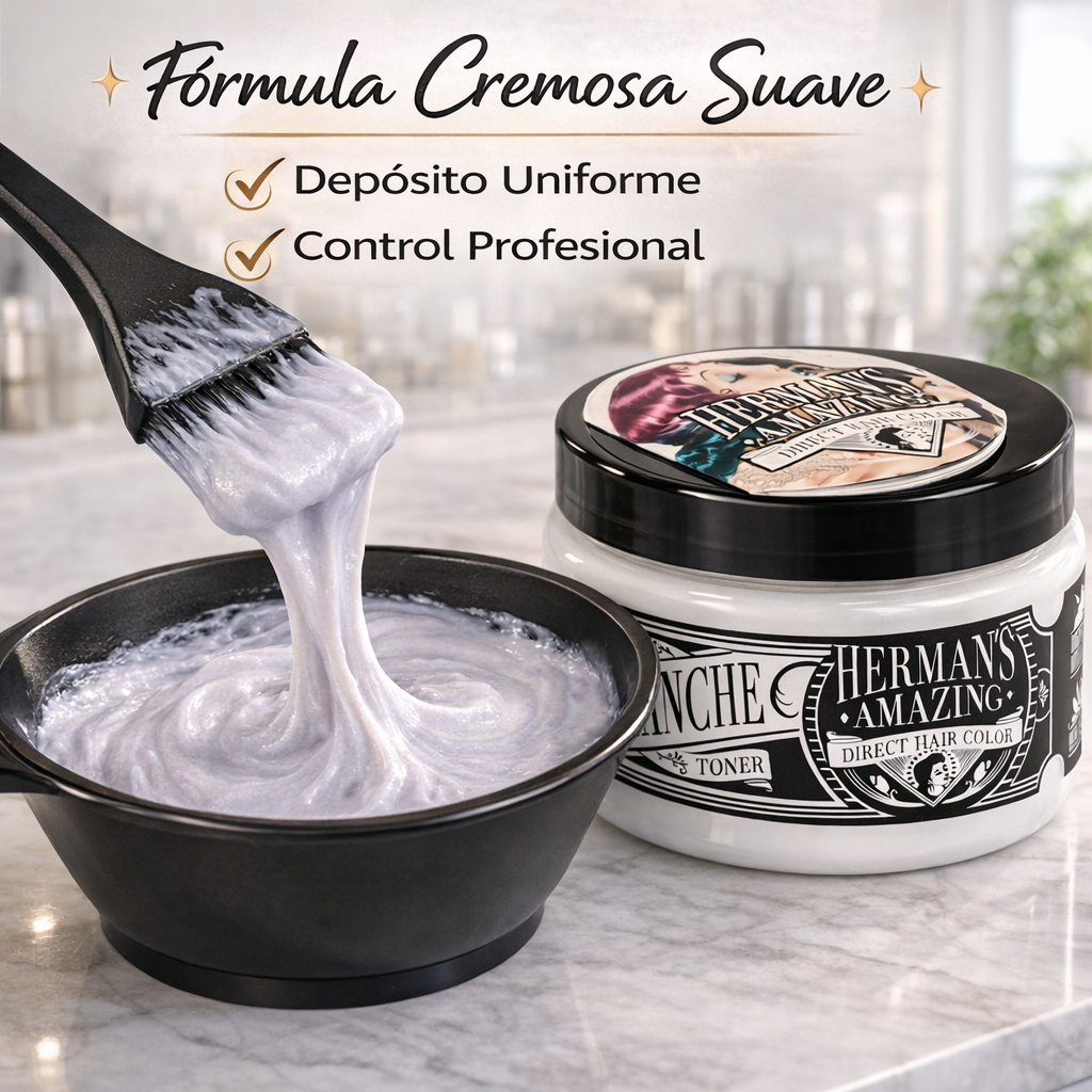 Herman’s Amazing – Mascarilla Color con efecto toner para rubios y platino 125ml