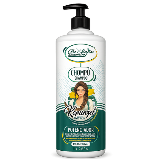 Be´Shyne® – Rapunzel,Champú Fortificante con Biotina y Castaño de Indias para Cabello Frágil 1L