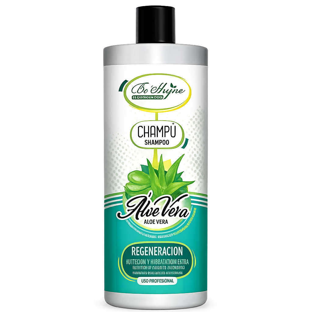 Be Shyne Professional – Champú Nutritivo con Aloe Vera para Hidratación y Brillo (1000 ml)