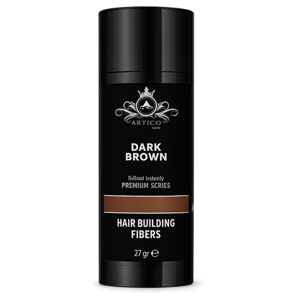 Ártico Men – Fibra Capilar en Polvo Color Marrón para Dar Densidad y Cubrir Zonas con Escasez (27 g)